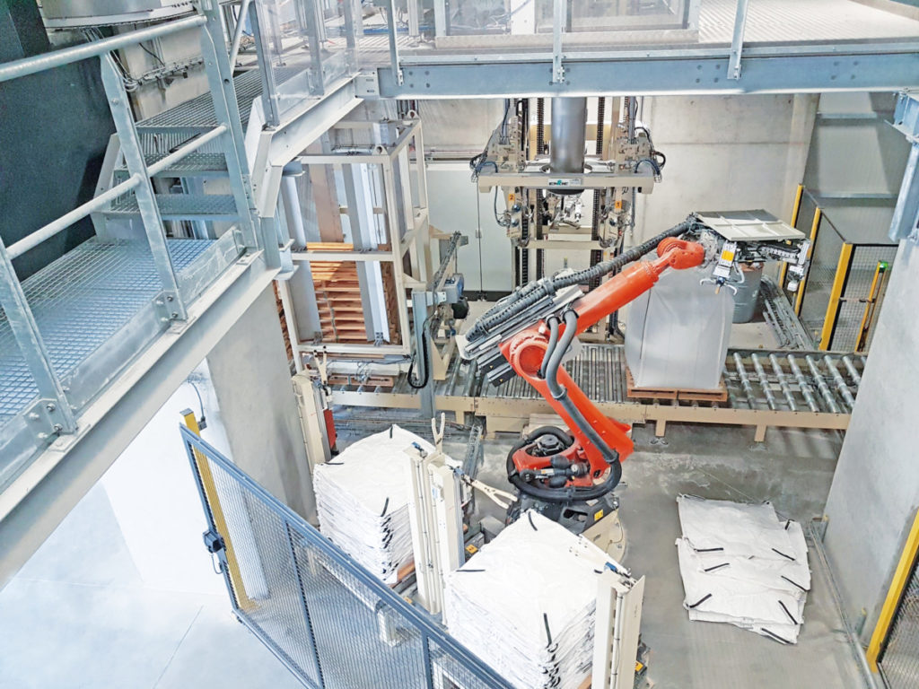 Fully automatically operated Big Bag Filling station