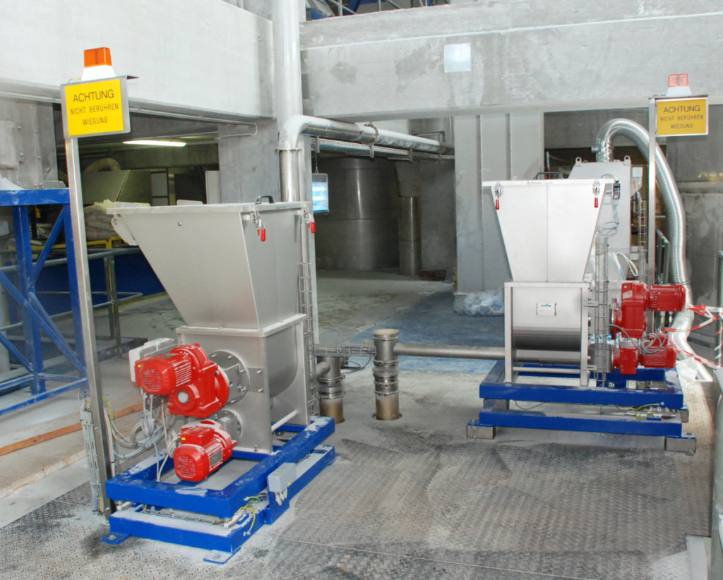 Dosierschnecken, volumetrisch und gravimetrisch