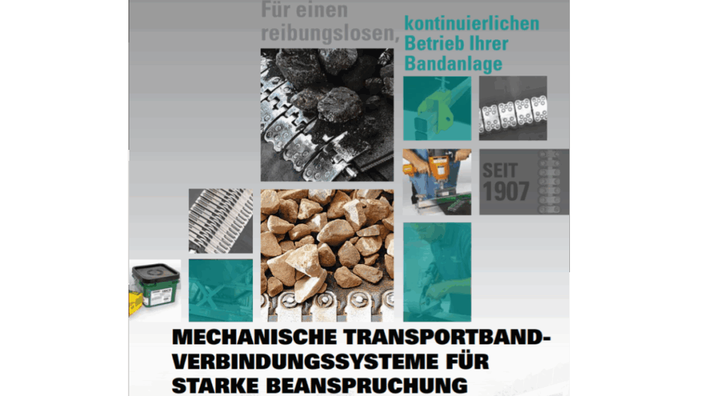 Mechanische Transportbandverbindungssysteme