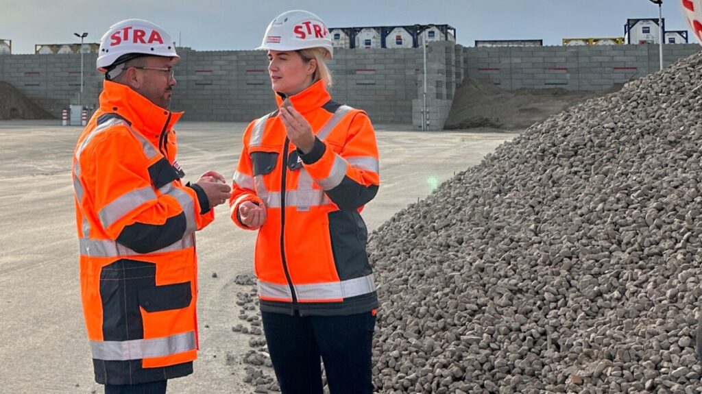 Production of high-quality recycled building material RC-1