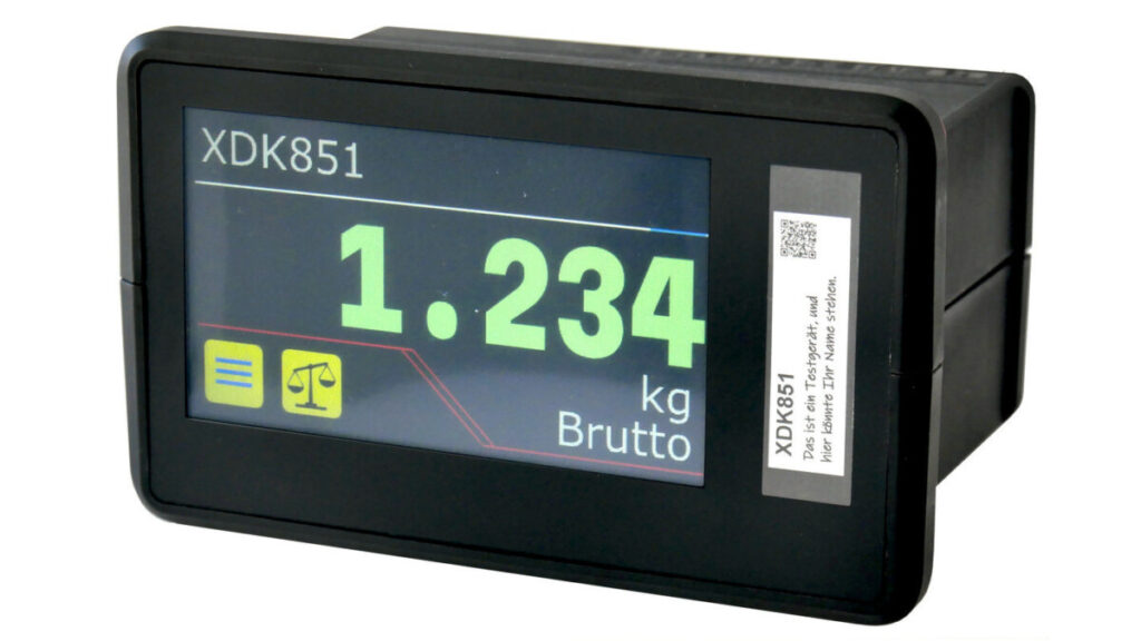 Weighing terminal XDK851