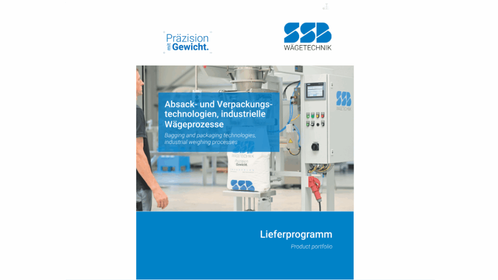 Lieferprogramm SSB Wägetechnik