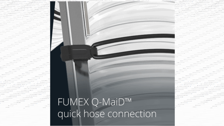 Neues Zubehör macht die Fumex Absaugarme PR und PRX besser als je zuvor