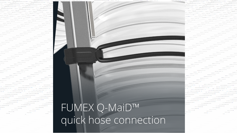 Neues Zubehör macht die Fumex Absaugarme PR und PRX besser als je zuvor