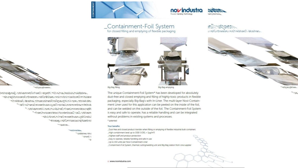 Contained filling and discharging of Big-Bag’s