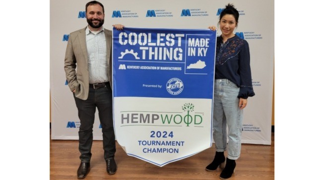 HempWood nommé la chose la plus cool fabriquée au Kentucky en 2024