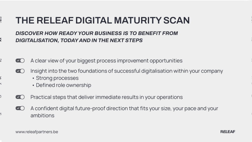 The RELEAF digital maturity scan