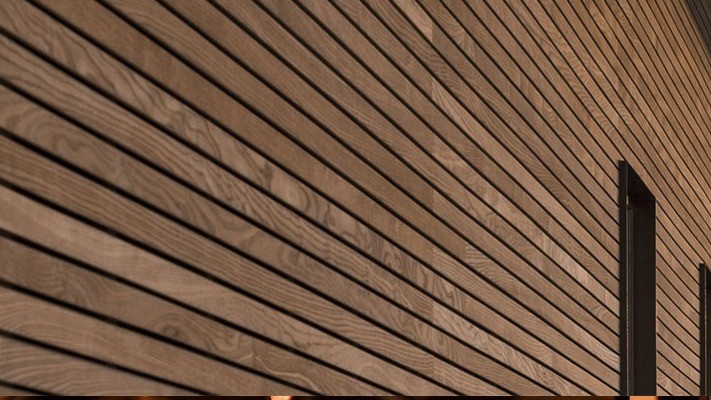 Houten gevelbekleding