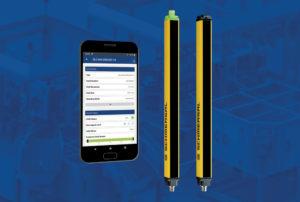New safety light grids with Bluetooth interface