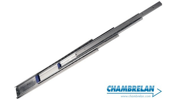 RA554MVF / Telescopic drawer runner – Lock open and closed – Steel – Super Extension