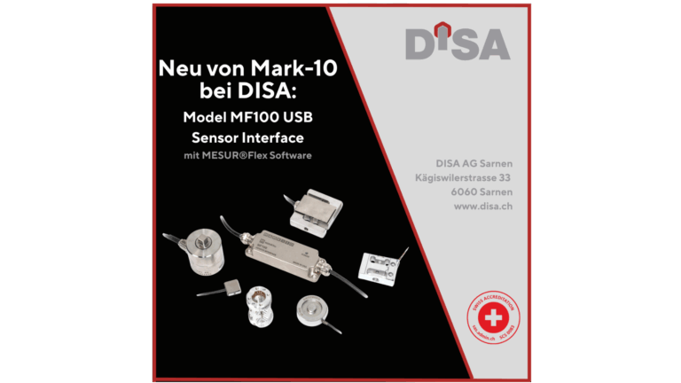 Nouveau chez DISA AG Sarnen – et nouveau de Mark-10