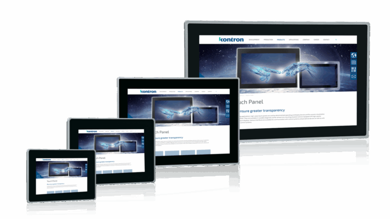 Die moderne Control Panel Serie kombiniert hochwertiges Design mit brillanter Multitouch-Technologie und skalierbarer Leistung