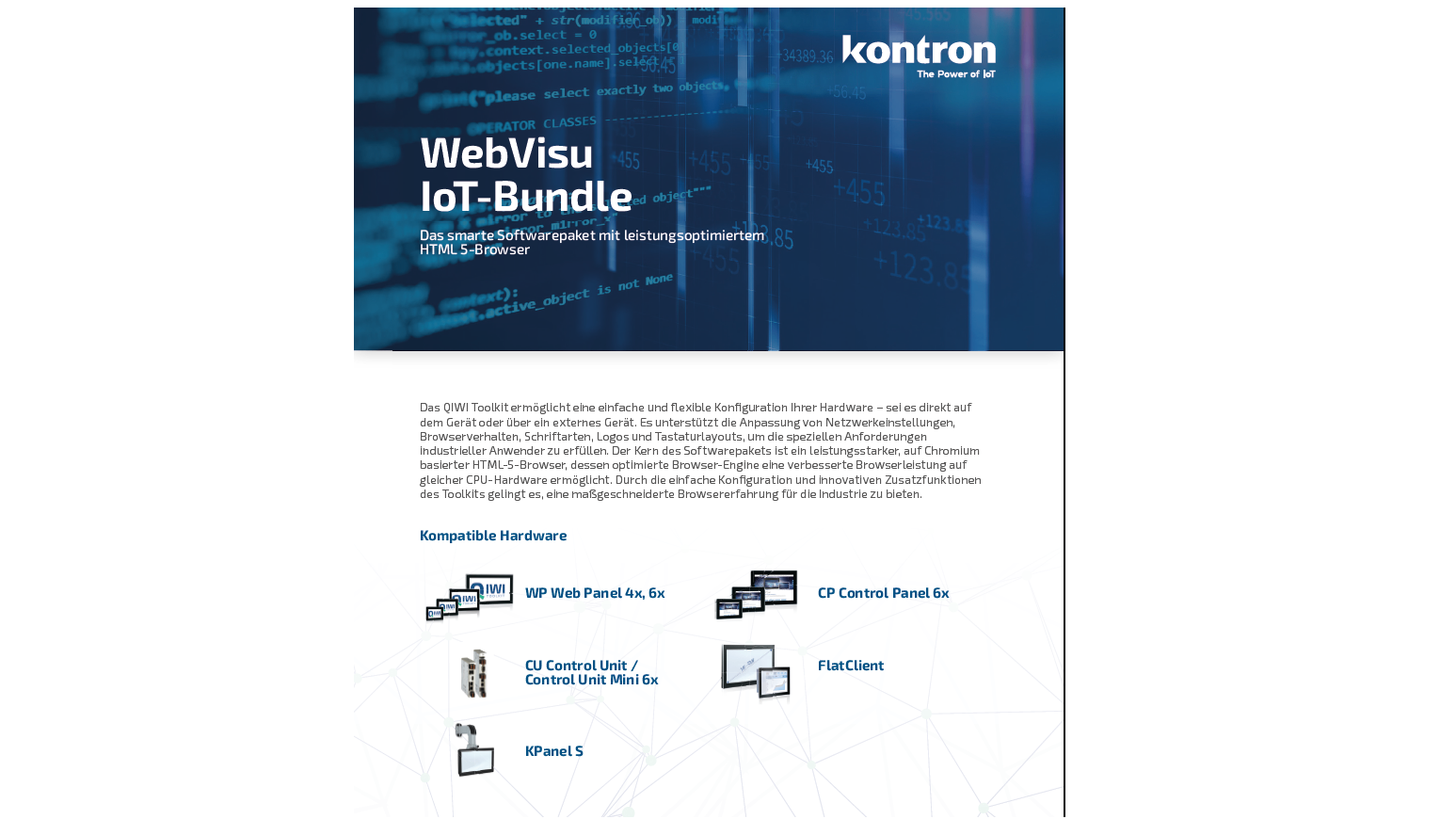 WebVisu IoT-Bundle