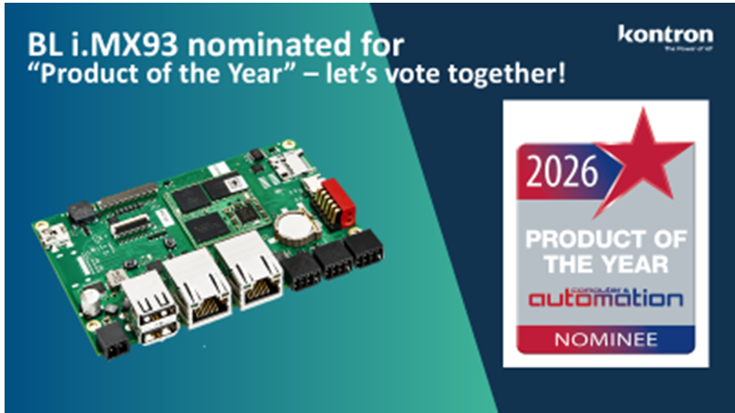 Kontron Baseboard BL i.MX93 – Powerful and Cost-Effective Baseboard for Machine Learning