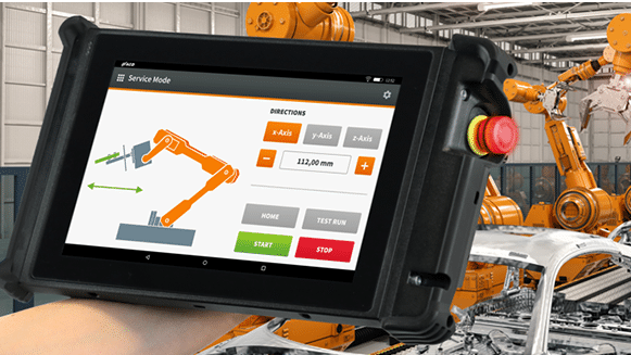 Wireless mobile HMI devices