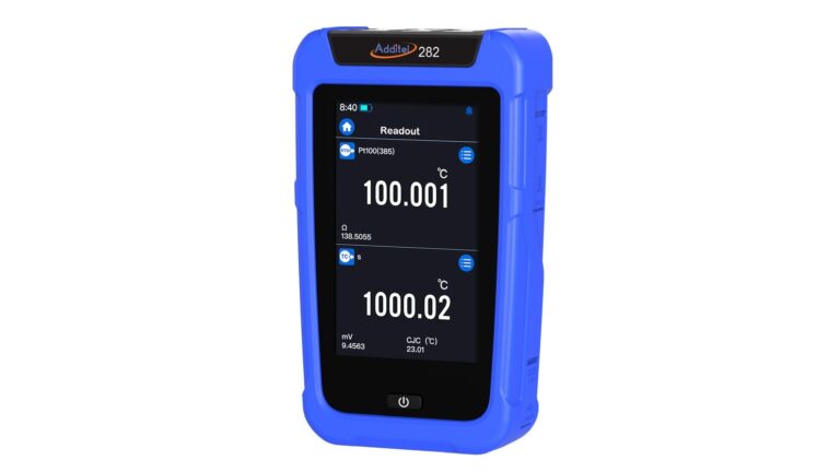 ADT 282, Zweikanal-Referenz-Thermometer Anzeige