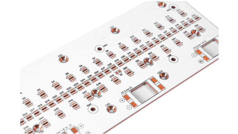 1 Layer Copper Core PCB with Counterbore holes