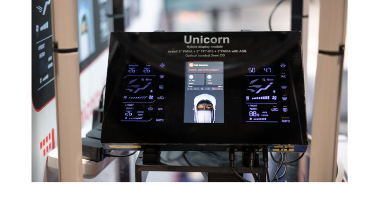 Unicorn Hybrid display with in-cell touch and ASIL function