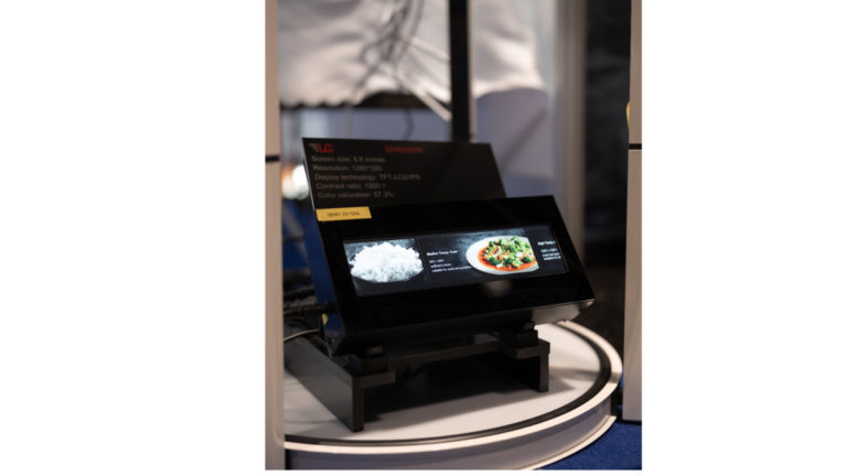 8.8″ bar type display for home appliances