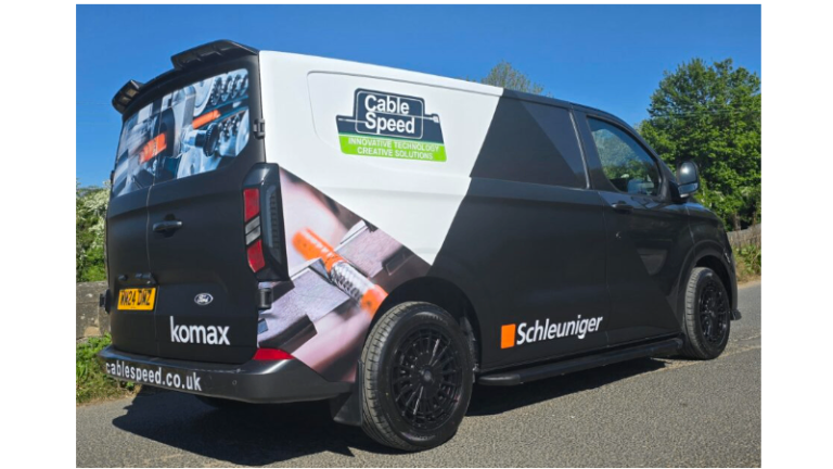 Cablespeed engineers on the road.