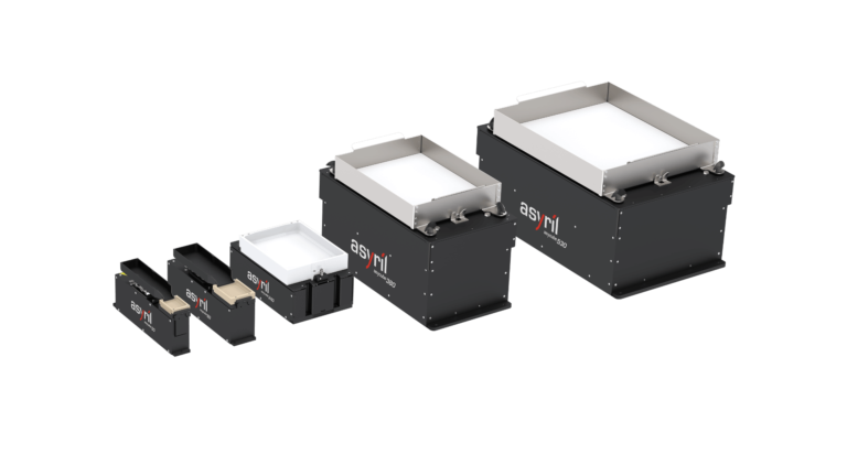 Komplette Serie der Asyril flexiblen Zuführsysteme