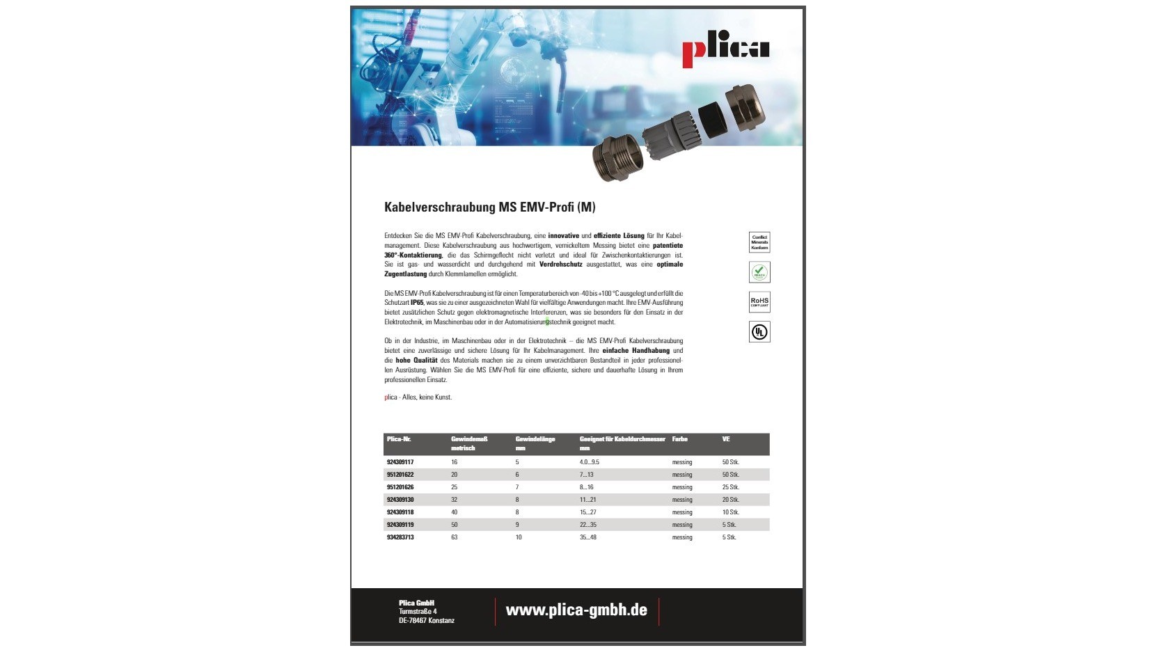 Kabelverschraubung MS EMV-Profi (M)