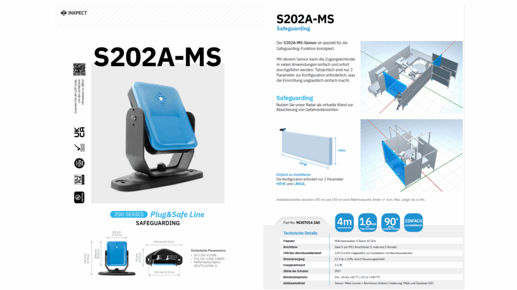Der NEUE Radarsensor S202A-MS