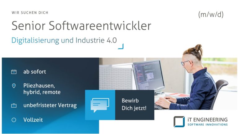 Senior Software Developer (m/f/d) – Digitalization & Industry 4.0