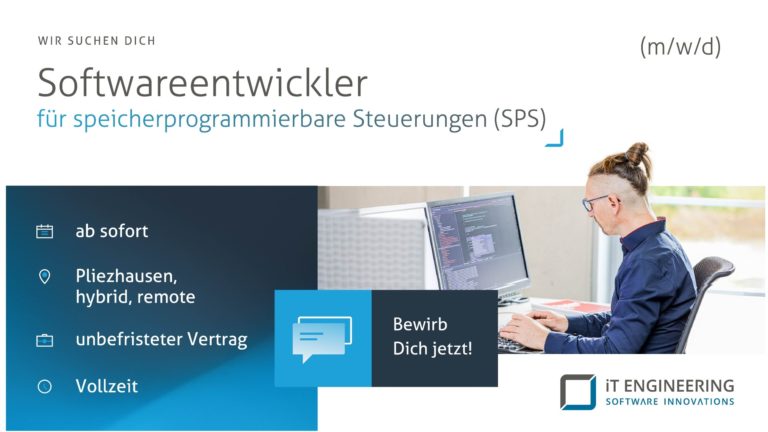 Software developer (m/f/d) for programmable logic controllers (PLC)