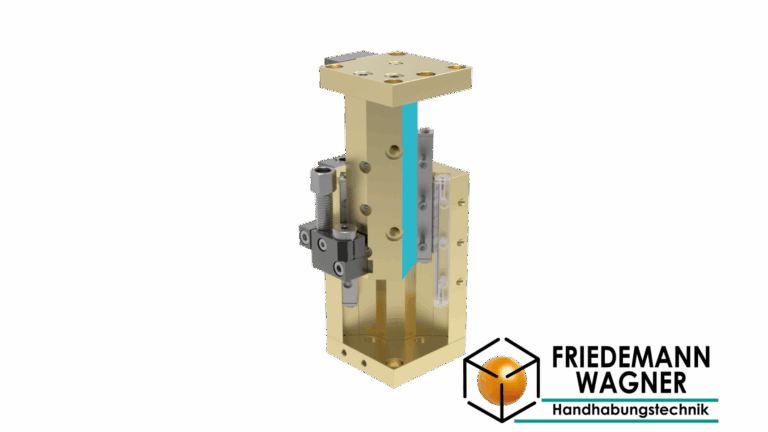 Lifting unit with cross roller guides