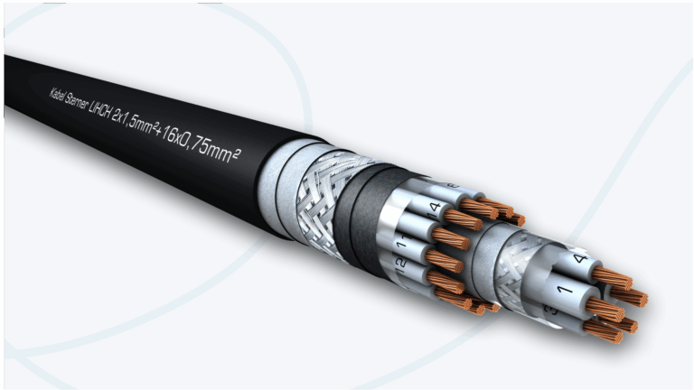 Cables for rail vehicles