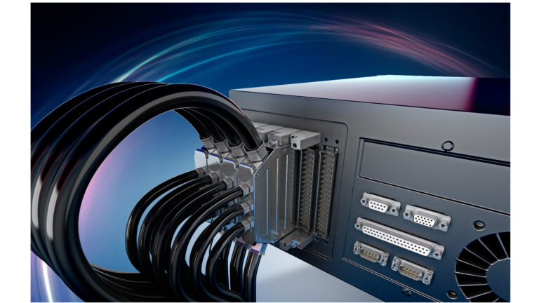 DIN41612 / EN60603-2 EMC-compliant full-metal hoods for 19″-racks