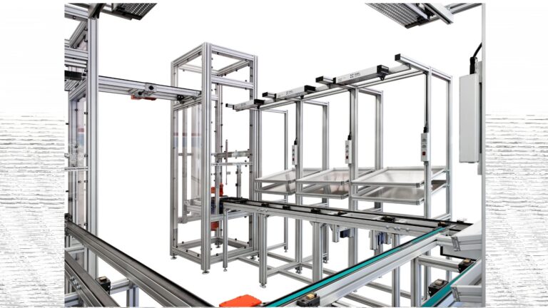 Transfersystem mit Liftstationen