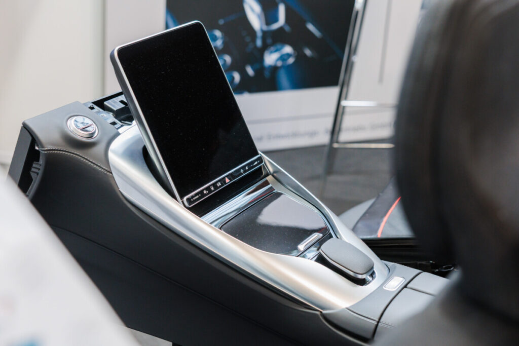 Konsole im Automobil auf der KPA