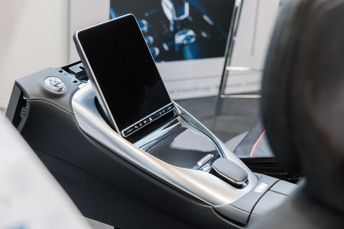 Konsole im Automobil auf der KPA