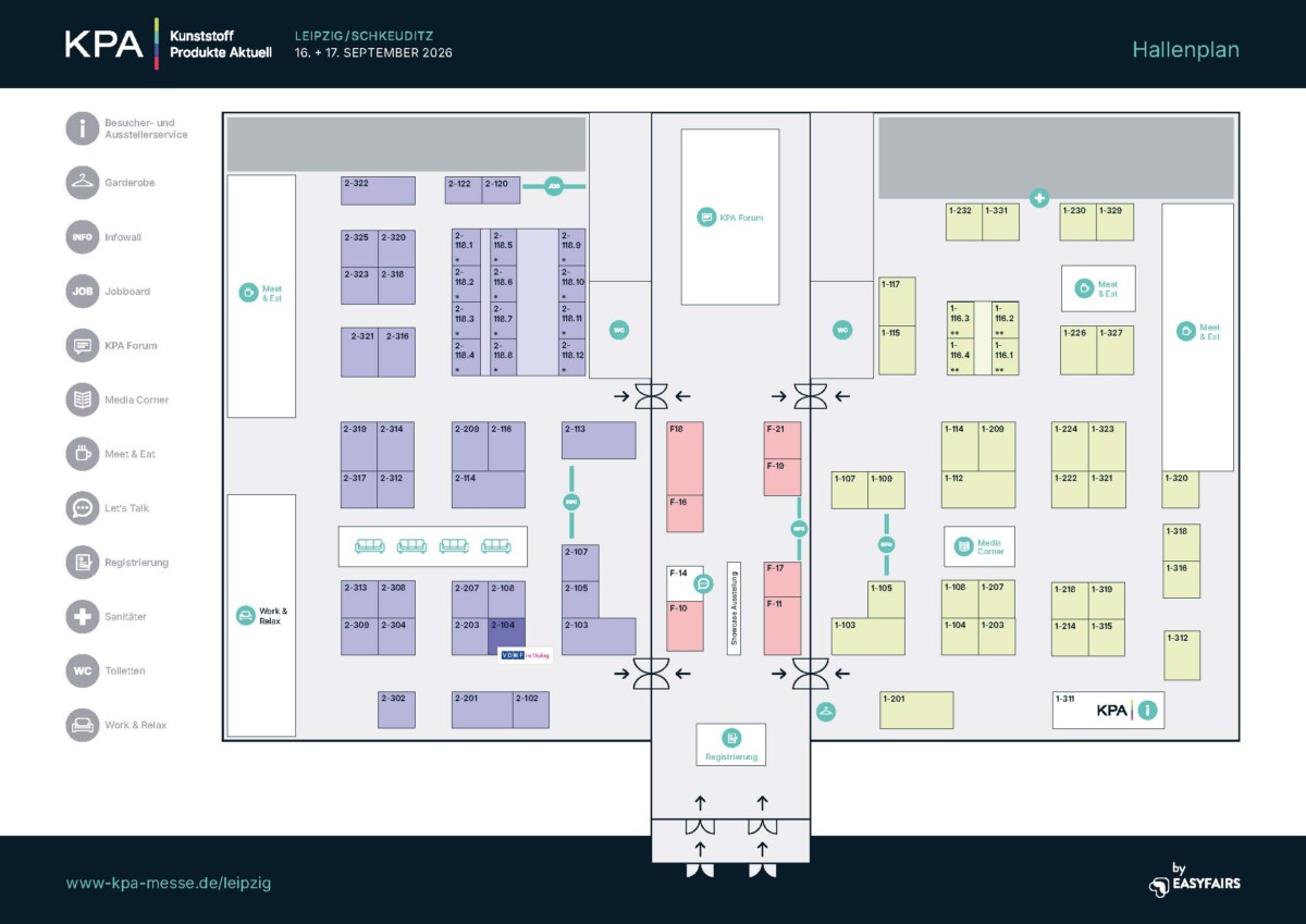 Hallenplan KPA Leipzig/Schkeuditz 2026