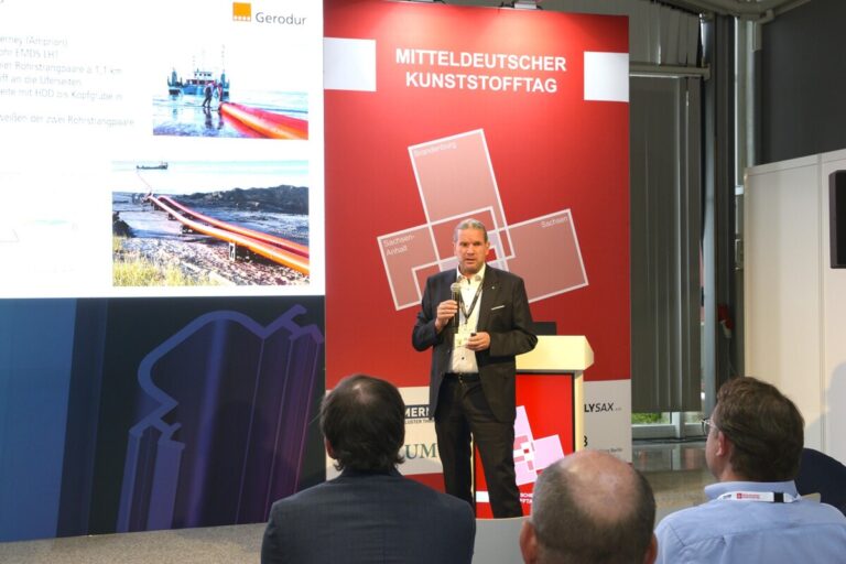 Alexander Mantey von Gerodur auf dem MKT, der im Rahmen der KPA Leipzig/Schkeuditz 2026 stattfand.