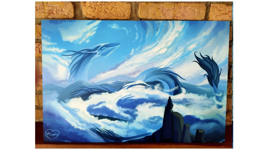 Dragon Valley  aluminium plate