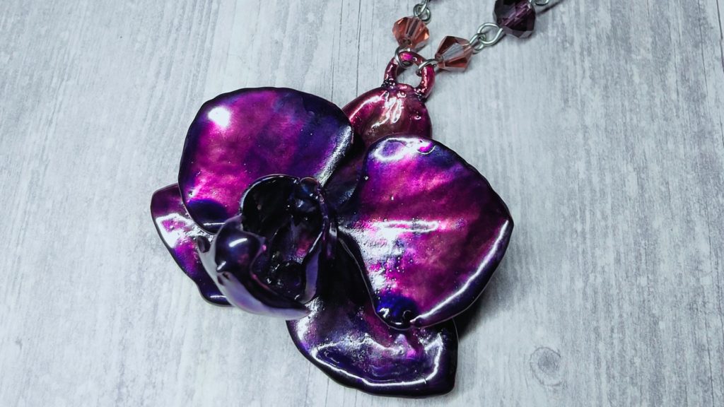 Handmade electroformed jewellery pieces