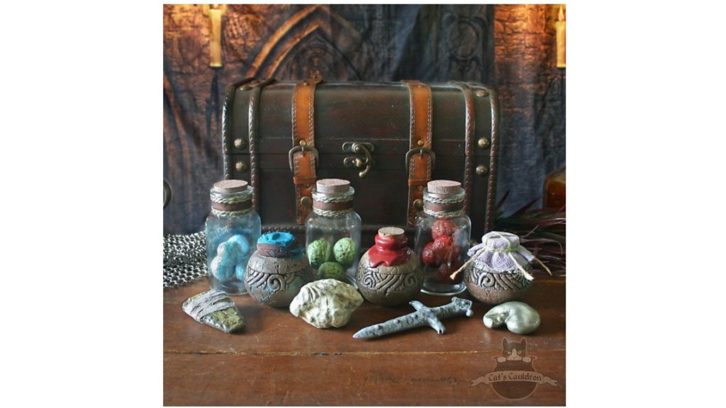 Handmade Game Inventory & Potions Chests