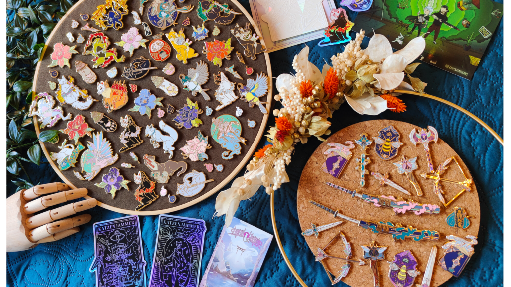 Hard Enamel Pins, Prints and Stickers