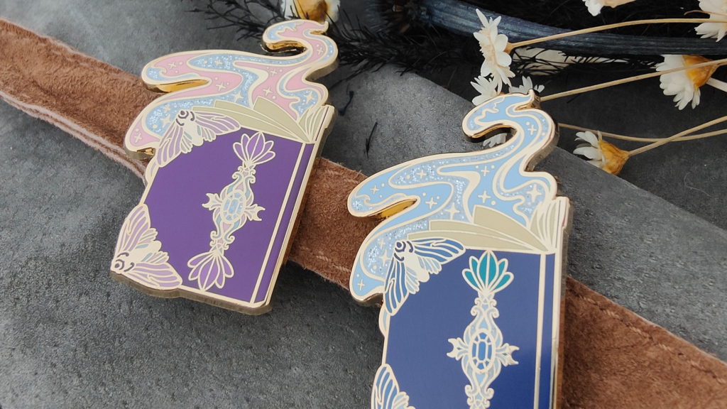 Cleric’s Book – Hard Enamel Pin – Gold