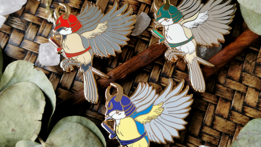 Chikubi Pride Sinful Seven No. 1 – Hard Enamel Pin – Gold