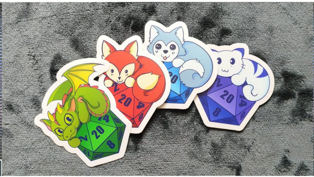 D20 Stickers