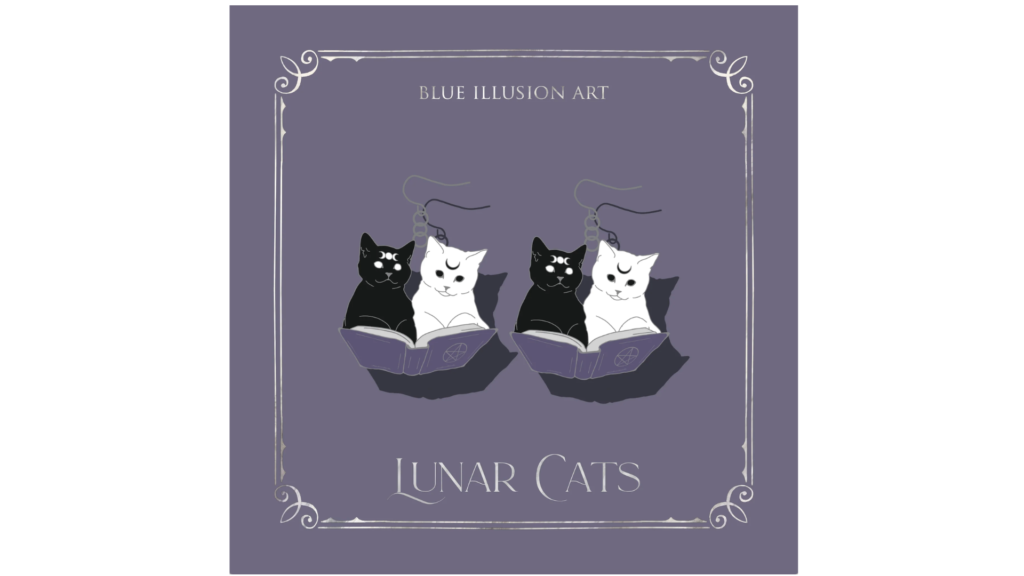 Lunar Cats | Earrings