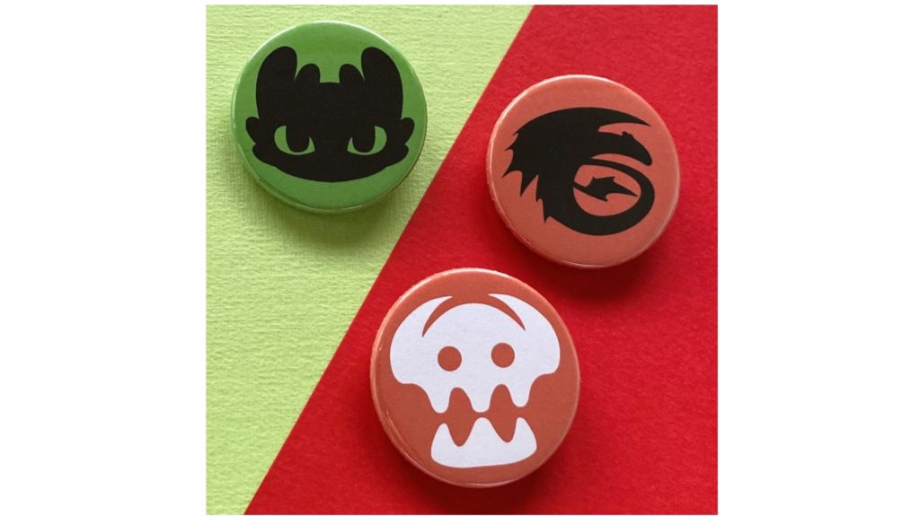 HTTYD buttons (MeiArtCreation)