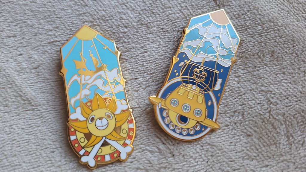 Hard enamel pins