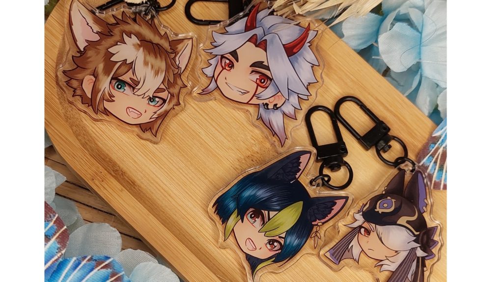 Chibi head charm Genshin