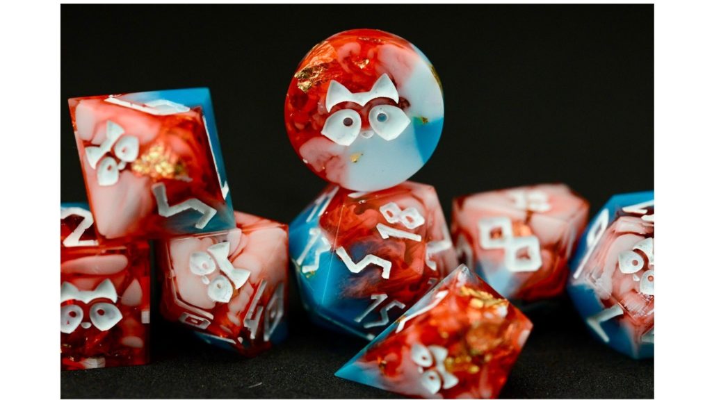 Lux Mobster Dice Set (8 Pieces)