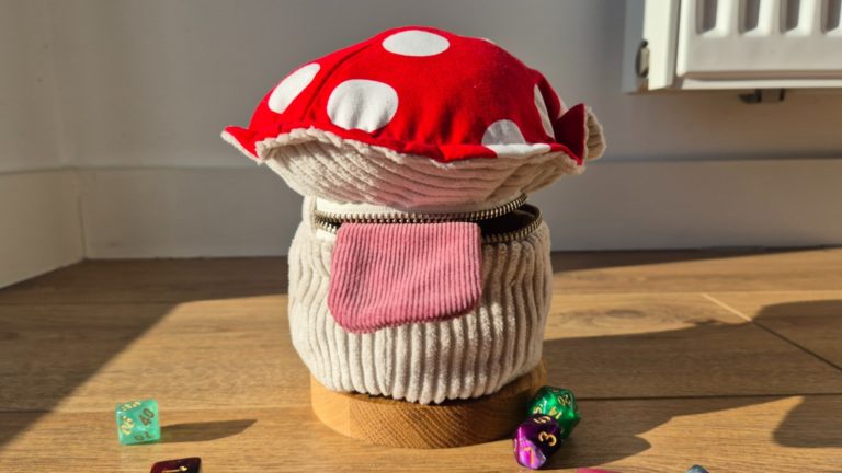 Mushroom Mimic Dice Bag